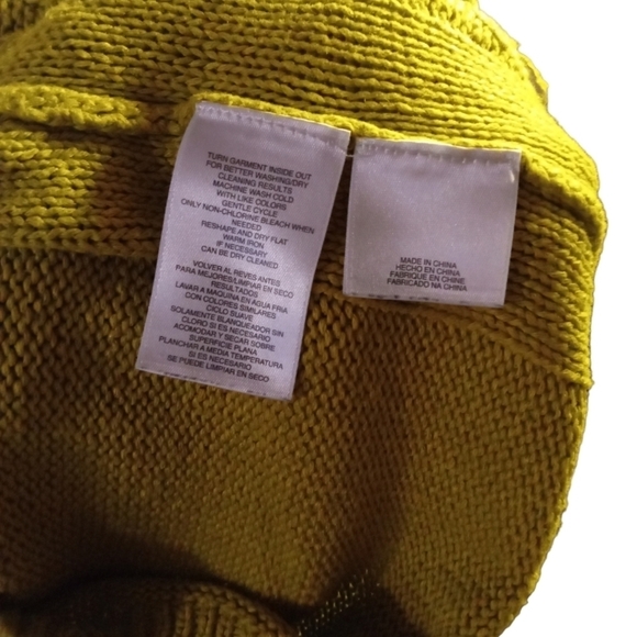 Jones of New York Signature Olive Green Knit Crew Neck Sweater L - Picture 9 of 10